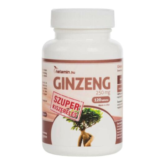 Netamin Ginzeng 250mg - výživový doplnok v kapsulách (40ks)