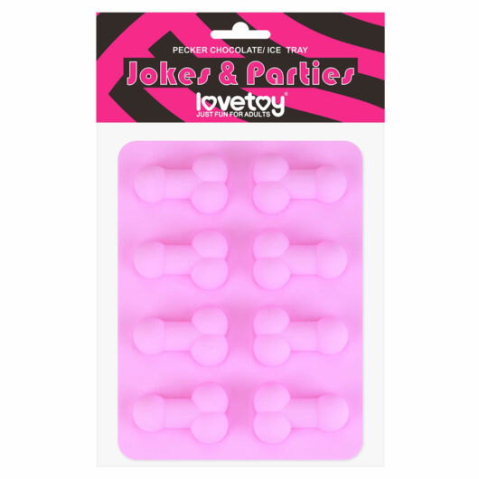 Penis Shaped Ice Cube Maker (pink)