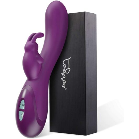 Tracy's Dog Crybit - vodotesný vibrátor na klitoris na batérie (fialový)