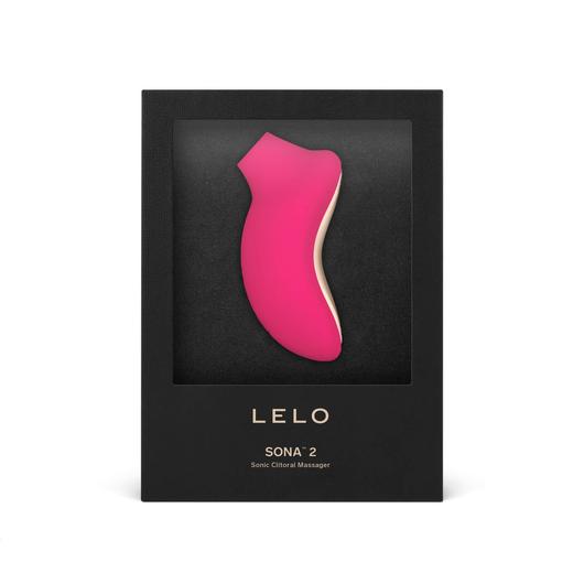 LELO Sona 2 - stimulátor klitorisu so zvukovými vlnami (čerešňový)