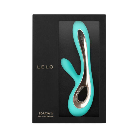 LELO Soraya 2 - nabíjací, vodotesný vibrátor s ramienkom na klitoris (tyrkysový)