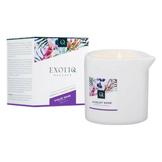 Exotiq Massage Candle Violet Rose - 60g