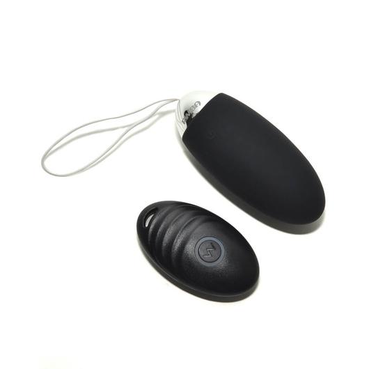 RIMBA TOYS - VENICE - EGG VIBRATOR WITH REMOTE CONTROL - BLACK