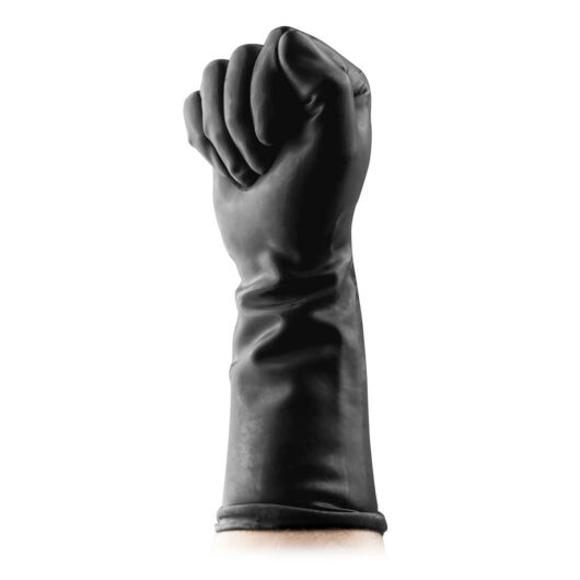 BUTTR Gauntlets Fisting Gloves - latexové rukavice na fisting (čierne)
