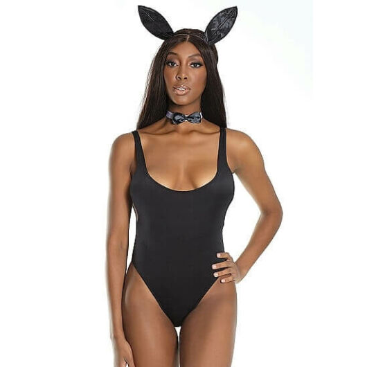 Coquette Bunny - bunny girl costume - black (S-L)