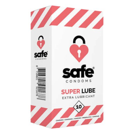 SAFE Super Lube - extra klzké kondómy (10 ks)