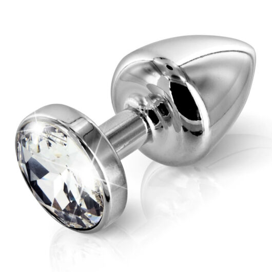 DIOGOL - ANNI BUTT PLUG ROUND STAINLESS STEEL 35MM