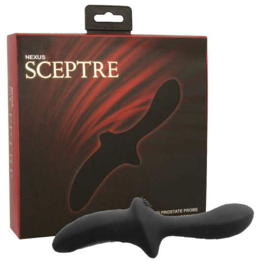 Nexus Sceptre - silikónový vibrátor na masáž prostaty (čierny)