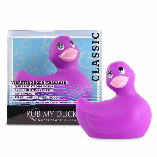 My Duckie Classic 2.0 - vibrátor na klitoris - hravá vodotesná kačička (fialová)