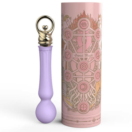 ZALO Confidence Heating Wand - dobíjací luxusný masážny vibrátor (fialový)