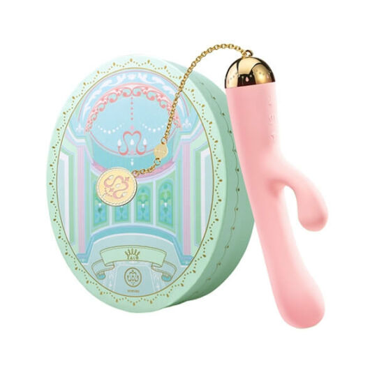 ZALO Ichigo Rabbit - nabíjací luxusný vodotesný vibrátor s ramienkom na klitoris (ružový)