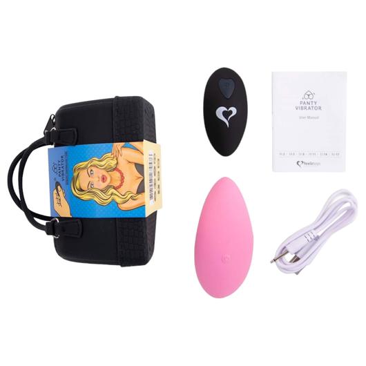 FEELZTOYS Panty – nabíjací vibrátor na klitoris s diaľkovým ovládačom (ružový)