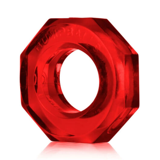 OXBALLS Humpballs - extra silný krúžok na penis (červený)