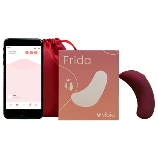 VIBIO - FRIDA LAY-ON VIBRATOR WINE RED
