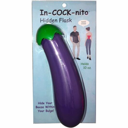 In-cock-nito - Eggplant Flask
