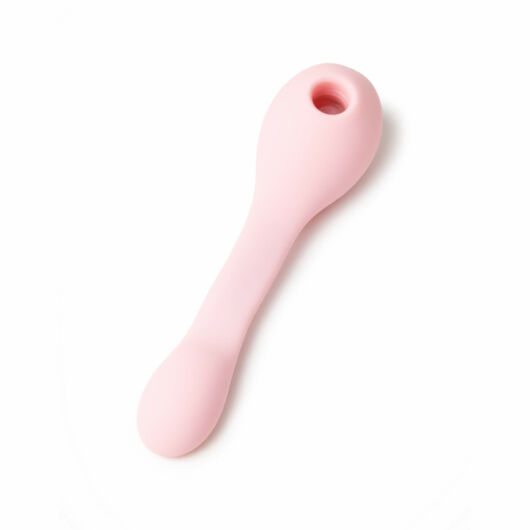Puissante Coco - vodotesný, flexibilný vibrátor a stimulátor klitorisu na batérie (ružový)