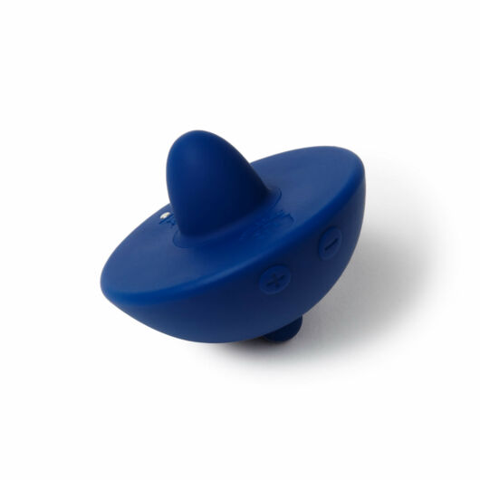 Puissante Toupie - vodotesný vibrátor na klitoris na batérie (modrý)