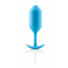 Obraz 2/5 - b-vibe Snug Plug 3 - double ball anal dildo (180g) - blue