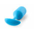 Obraz 3/5 - b-vibe Snug Plug 3 - double ball anal dildo (180g) - blue