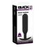 Obraz 1/7 - Black Velvet Anal Trainer – análne dildo s hmotnosťou 194g (čierne)