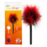 Obraz 1/4 - You2Toys Mini - real feather caress (black-red)