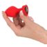 Obraz 7/8 - You2Toys Plug Medium - análne dildo s čiernym kamienkom v tvare srdca (červené)  - stredné