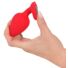 Obraz 8/8 - You2Toys Plug Large -  análne dildo v tvare srdca s čiernym kamienkom ( červené) - veľké
