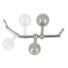 Obraz 4/8 - You2Toys Bondage Plugs - metal expanding balls (149g) - silver