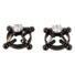 Obraz 4/7 - Bad Kitty - screw nipple jewelry (with rhinestones) - black