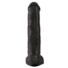 Obraz 3/5 - King Cock 15 - gigantic, adhesive sole, testicle dildo (38cm) - black