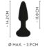 Obraz 9/9 - Anos - cordless, radio, rotating pearl anal cone vibrator (black)