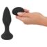 Obraz 5/9 - Anos - battery-operated, radio-controlled, rotating pearl spiral anal vibrator (black)