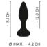 Obraz 9/9 - Anos - battery-operated, radio-controlled, rotating pearl spiral anal vibrator (black)