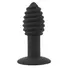 Obraz 2/7 - Black Velvet Twist - dobíjací silikónový análny vibrátor (čierny)