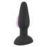 Obraz 3/9 - Black Velvet - cordless, radio, throbbing anal vibrator (black)