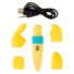 Obraz 8/9 - Pocket Power - cordless vibrator set - yellow (5 pieces)