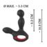 Obraz 11/14 - You2Toys - Massager – nabíjací, rotačný vibrátor s ohrievacou funkciou na diaľkové ovládanie (čierny)