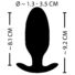 Obraz 12/12 - XOUXOU E-stim Butt Plug - Elektro análne dildo (čierne)