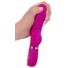 Obraz 10/13 - XOUXOU - nabíjateľný, rebrovaný vibrátor s ramenom na klitoris (ružový)
