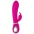 Obraz 3/13 - XOUXOU - nabíjateľný, rebrovaný vibrátor s ramenom na klitoris (ružový)