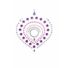 Obraz 3/3 - Súprava intímnych šperkov s trblietavými diamantmi - 3 kusy (ružovo-fialová)