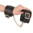 Obraz 7/10 - ZADO - genuine leather wristband with short chain (black)