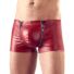 Obraz 3/5 - Svenjoyment - shiny boxer with rhinestone zipper (burgundy)