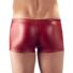 Obraz 5/5 - Svenjoyment - shiny boxer with rhinestone zipper (burgundy)
