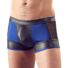 Obraz 3/6 - Svenjoyment - shiny boxer with fishnet insert (black-blue)