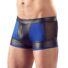 Obraz 4/6 - Svenjoyment - shiny boxer with fishnet insert (black-blue)