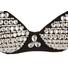 Obraz 6/6 - Cottelli - Braided Rhinestone Bra (Black)