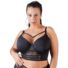 Obraz 2/5 - Cottelli Plus Size - strappy lace bra (black)