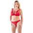 Obraz 2/5 - Cottelli - adjustable bra set with corset (red)