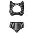 Obraz 7/8 - Petite Noir Exclusive - Transparent Stripe Bra Set (Black)